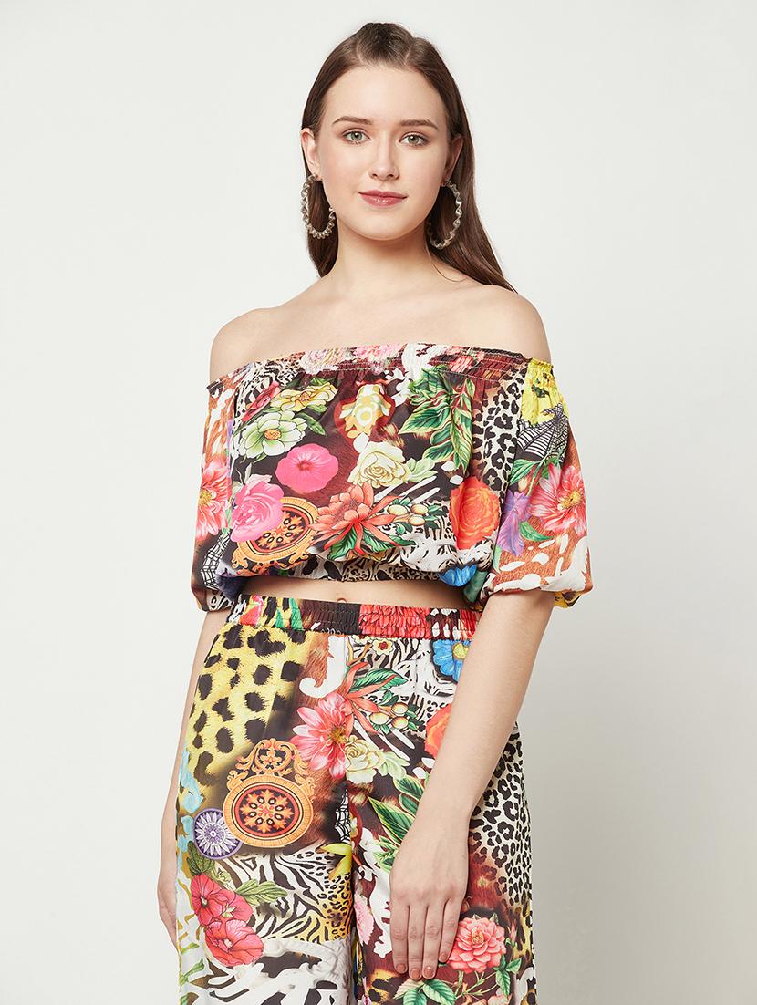 women's crop off shoulder top - 19772563 -  Zoom Image - 0