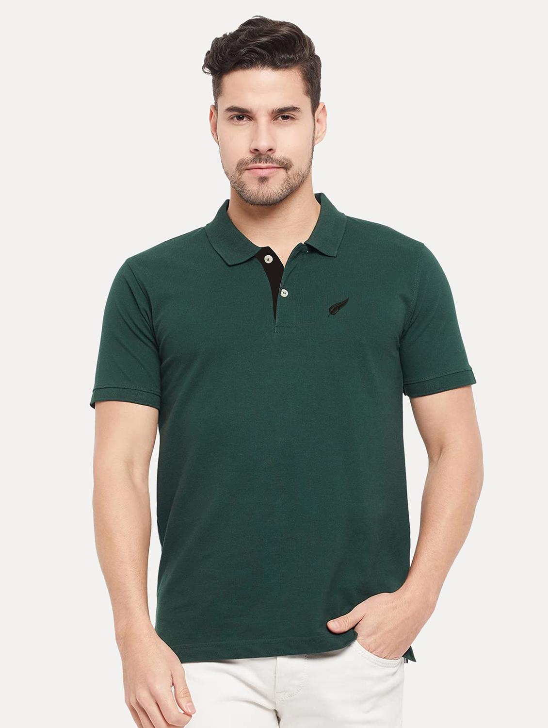 men solid short sleeve slim fit t-shirt