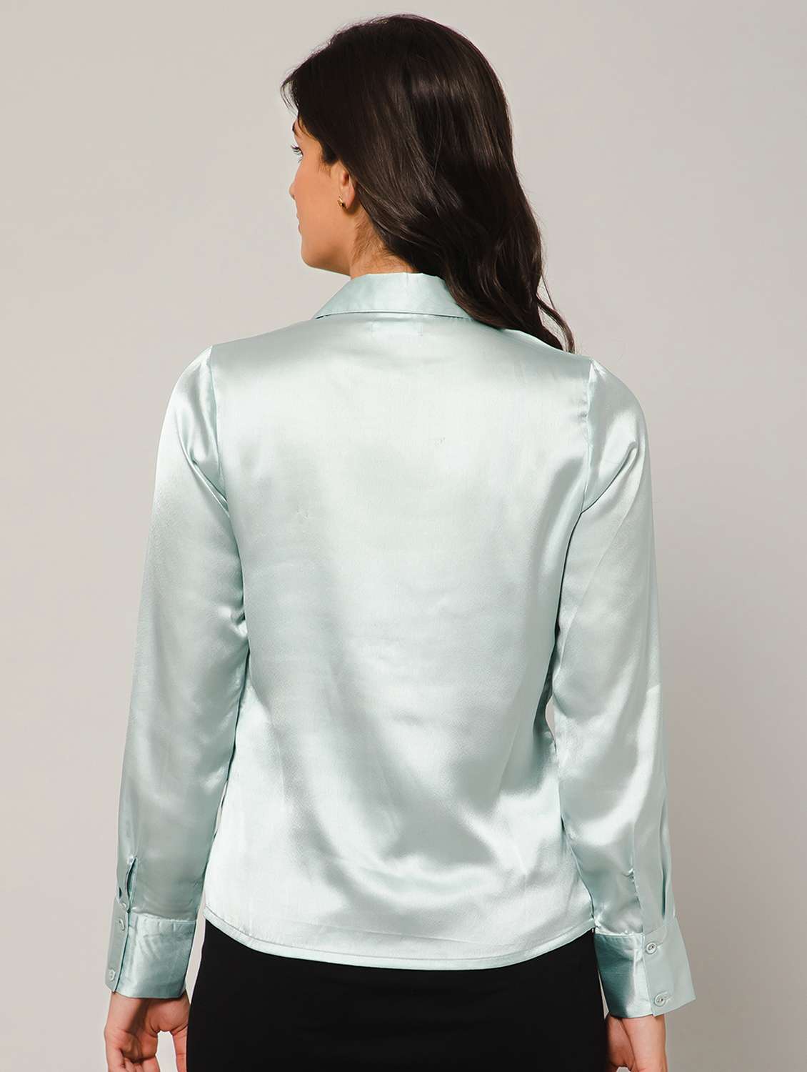 solids satin regular shirt - 19775875 -  Standard Image - 2