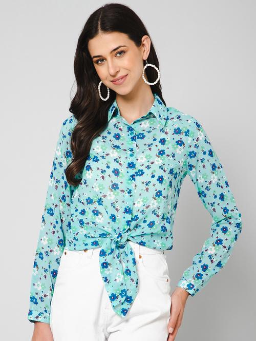 florals print regular shirt - 19775876 -  Standard Image - 0