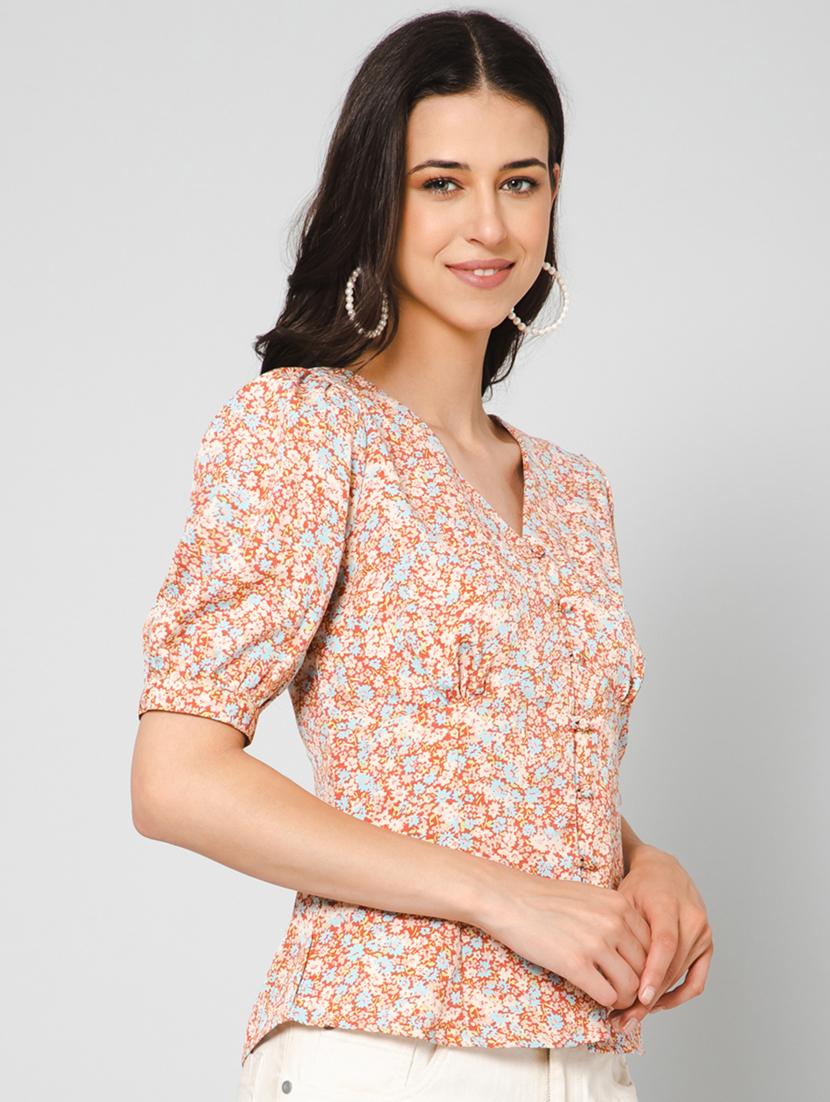 women printed regular shirt - 19775936 - Standard Image - 2