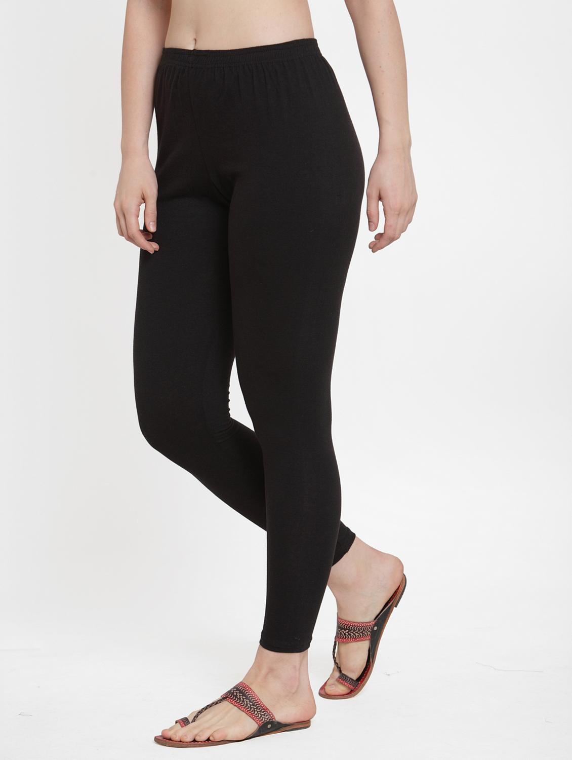 pack of 3 solid lycra leggings - 19776222 - Standard Image - 2