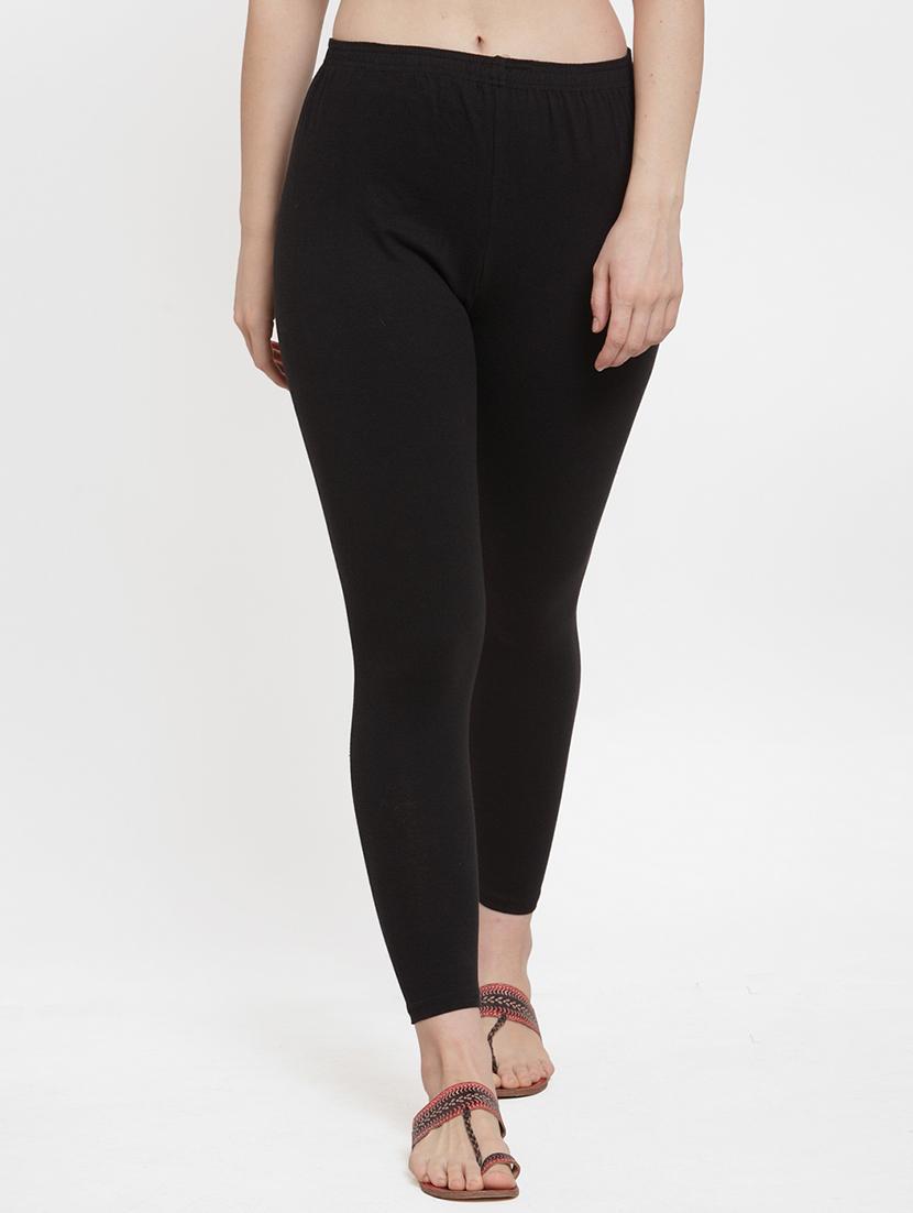 pack of 3 solid lycra leggings - 19776350 - Standard Image - 2