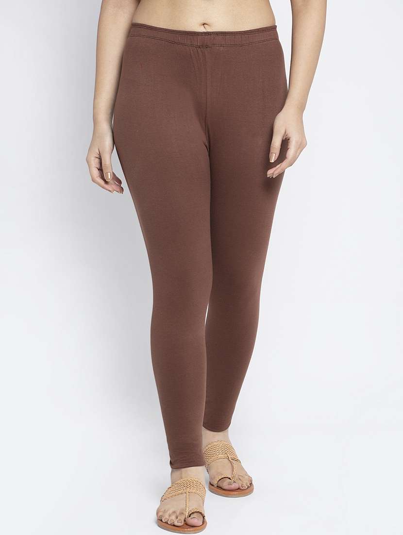 pack of 3 solid ankle length leggings - 19777345 -  Standard Image - 2