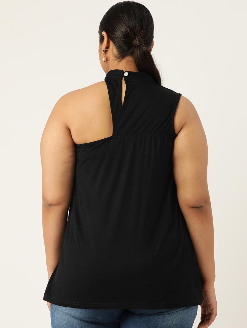 women's a line single shoulder top - 19777872 - Standard Image - 2