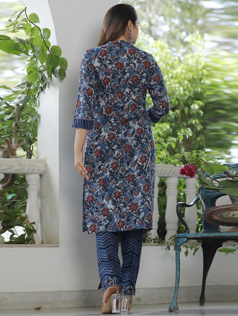 printed kurta pant set - 19778776 - Standard Image - 2