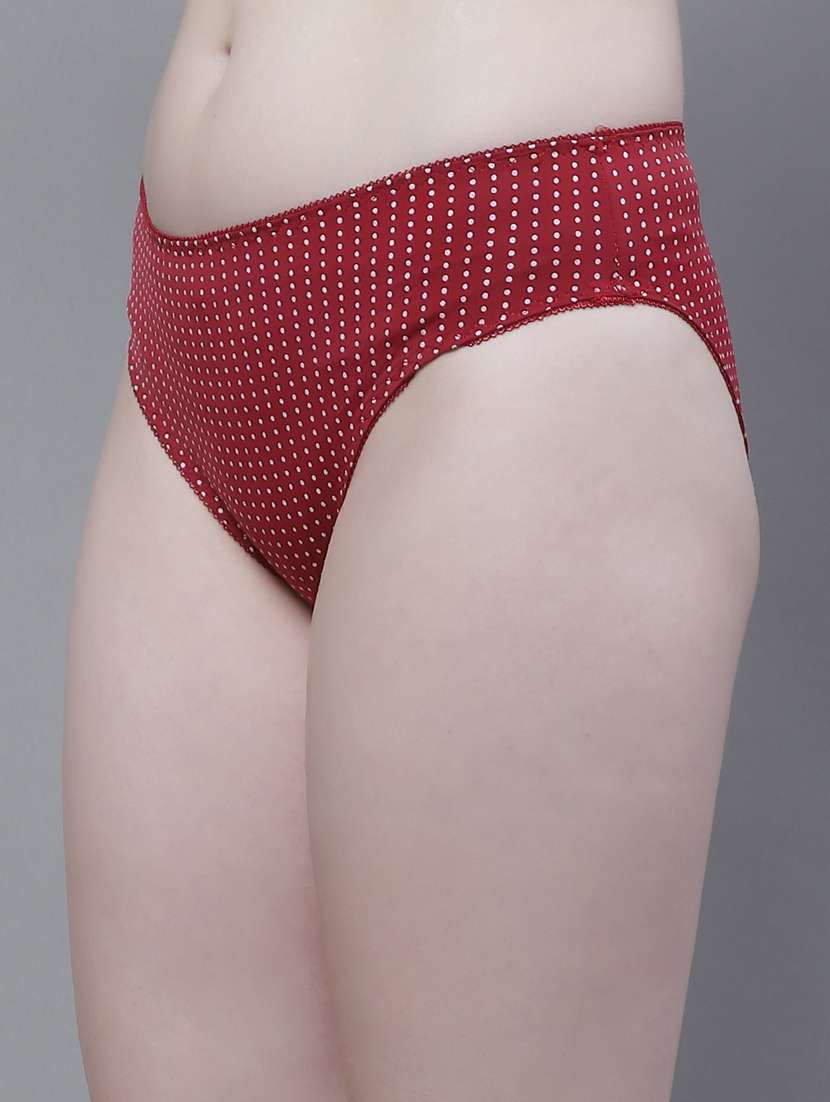 red poly spandex bikini panty - 19779111 -  Standard Image - 2