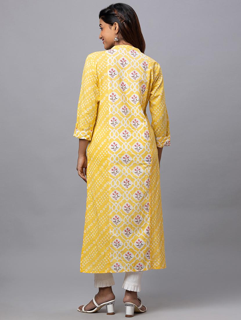women's straight kurta - 19779180 - Standard Image - 2