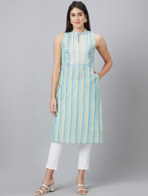women's straight kurta - 19779225 -  Standard Image - 0