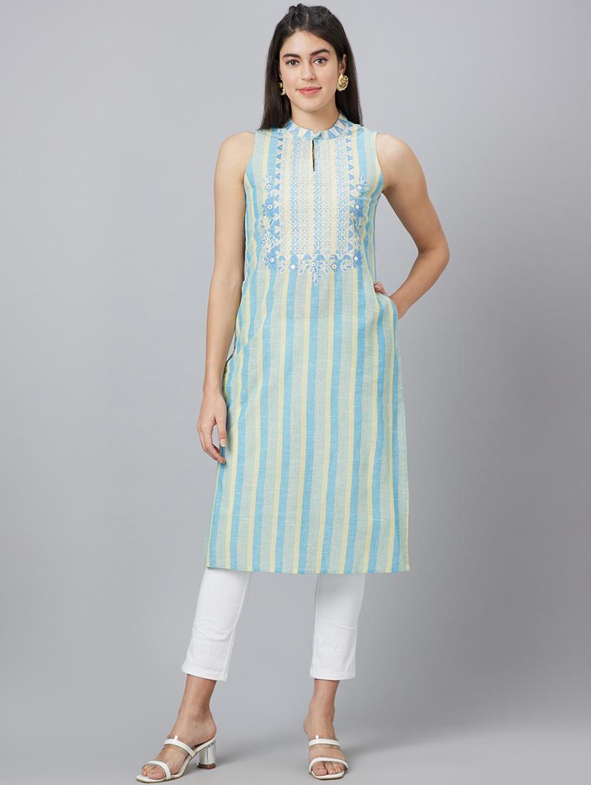 women's straight kurta - 19779225 -  Zoom Image - 0