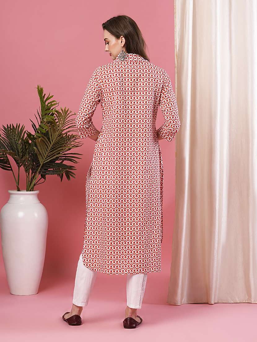 women's front slit kurta - 19779245 - Standard Image - 2