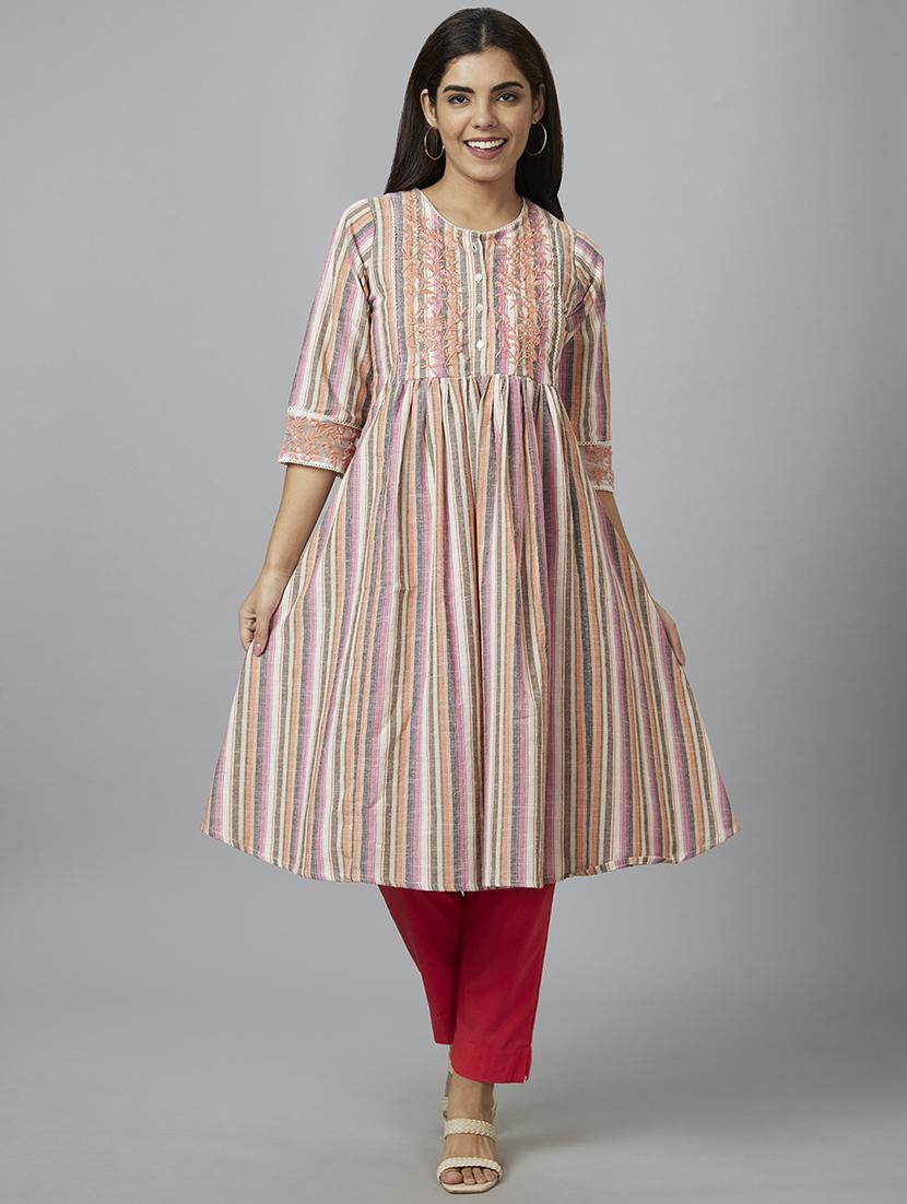 women's flared kurta - 19779261 -  Zoom Image - 0