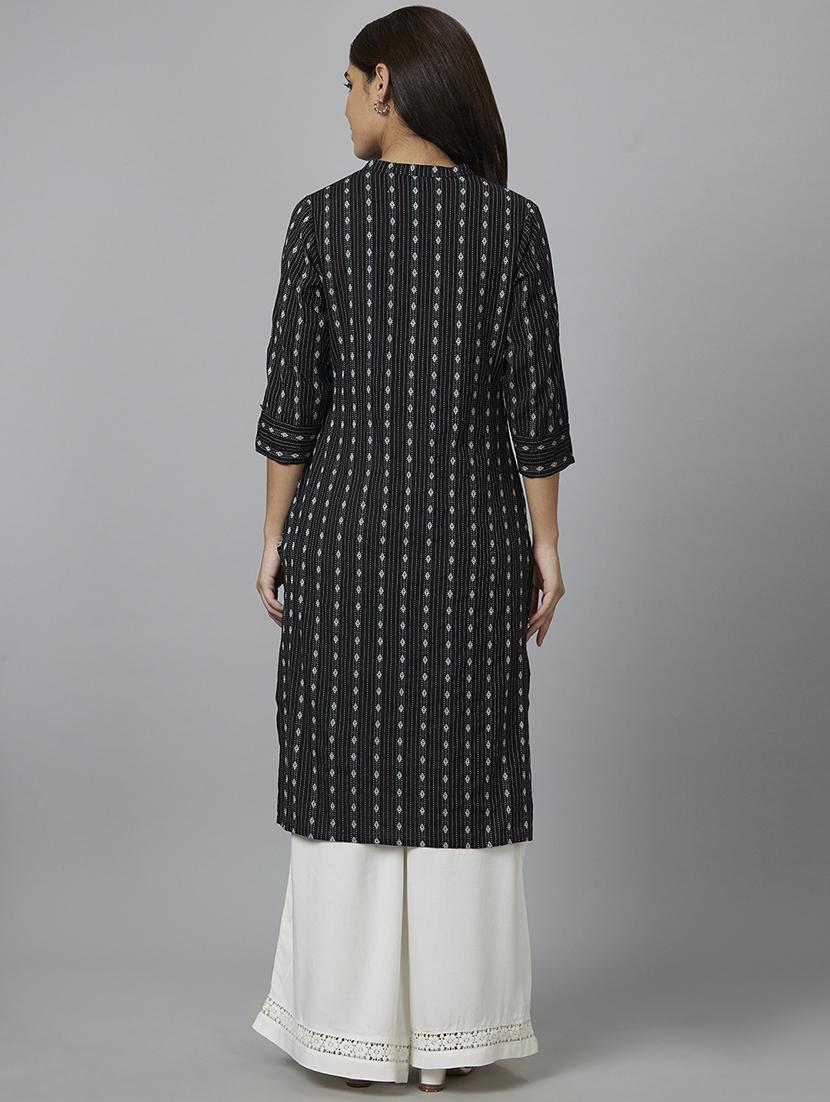 women's straight kurta - 19779278 - Standard Image - 2