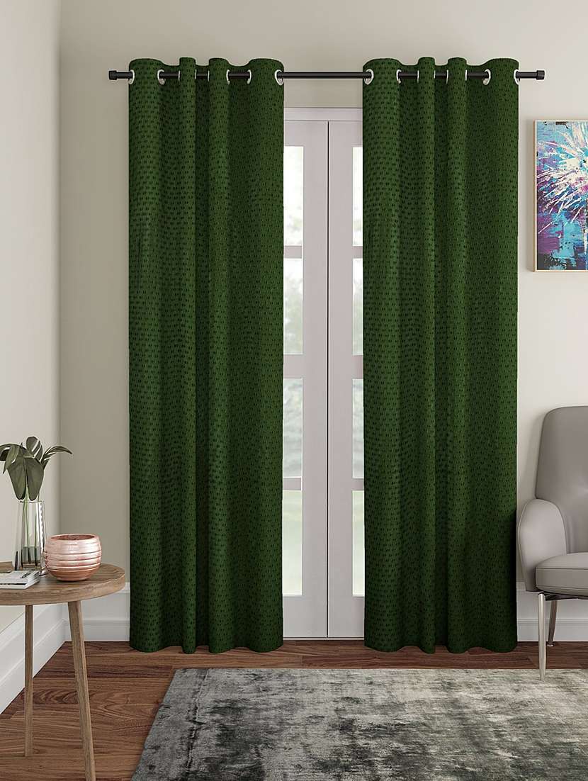 cortina designer eyelet solid home curtains