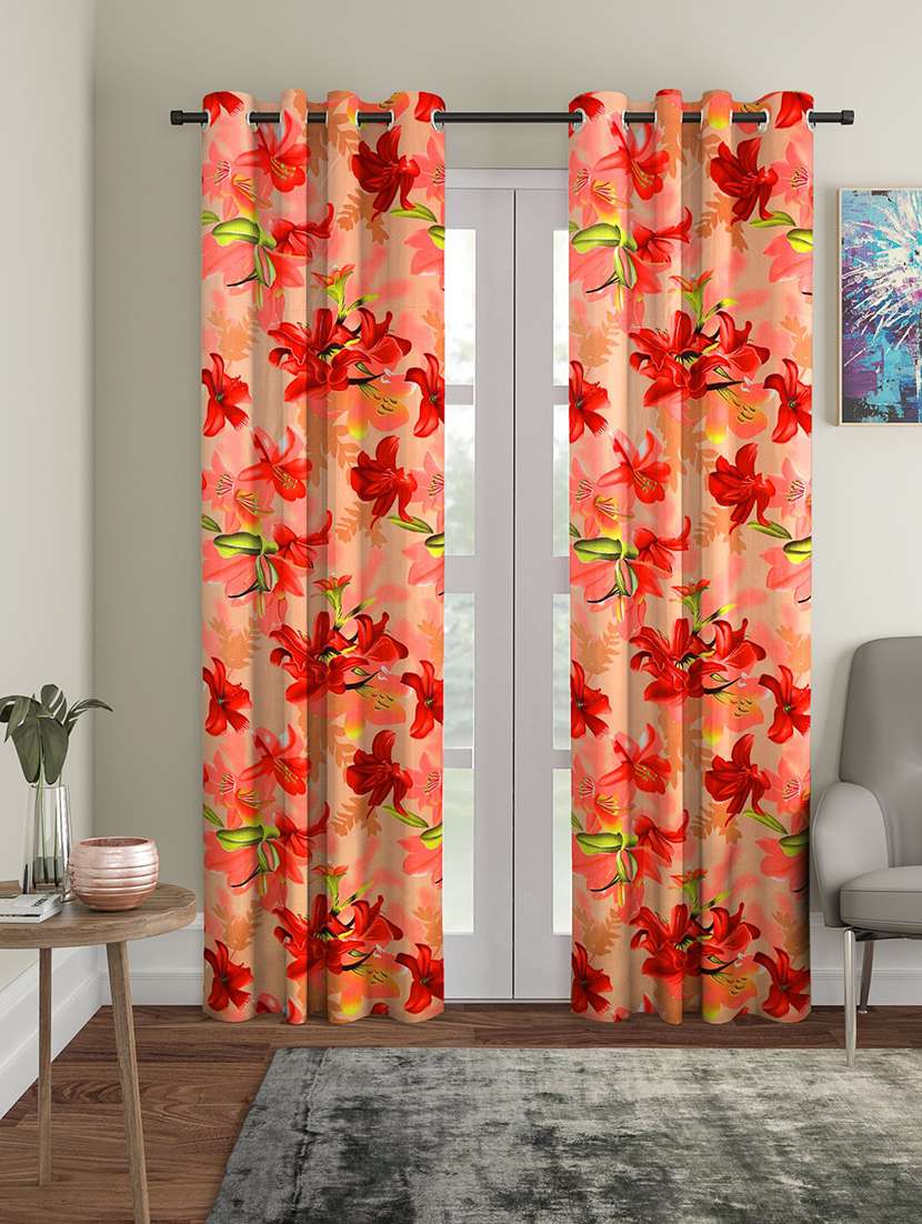 cortina polyester pack of 2 curtain