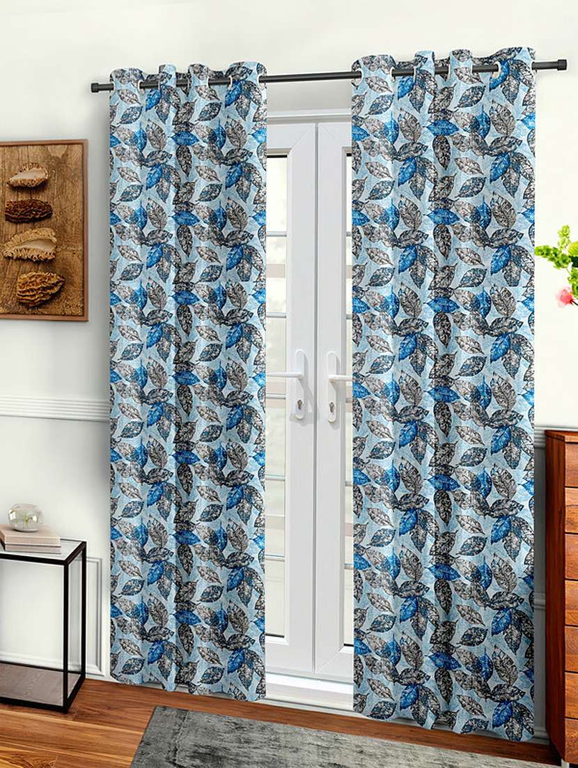 pack of 2 printed door curtain - 19780441 -  Zoom Image - 0