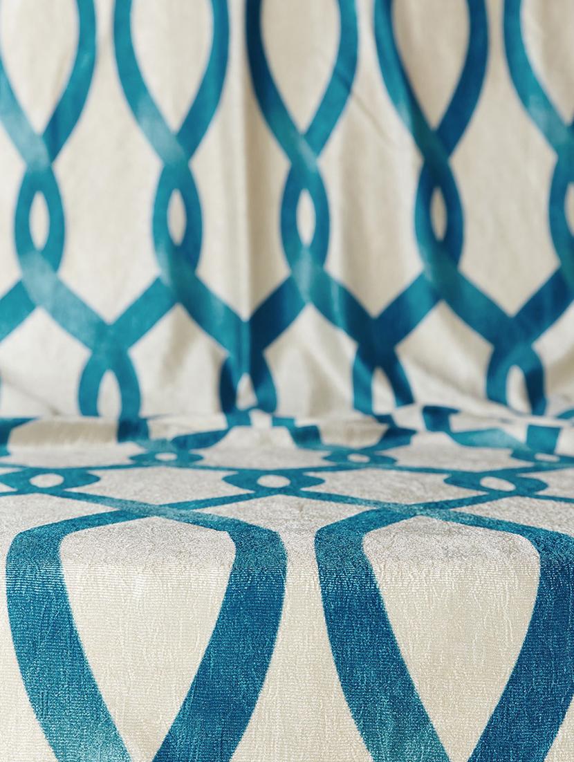 cortina designer eyelet printed home curtains - 19780676 - Standard Image - 2