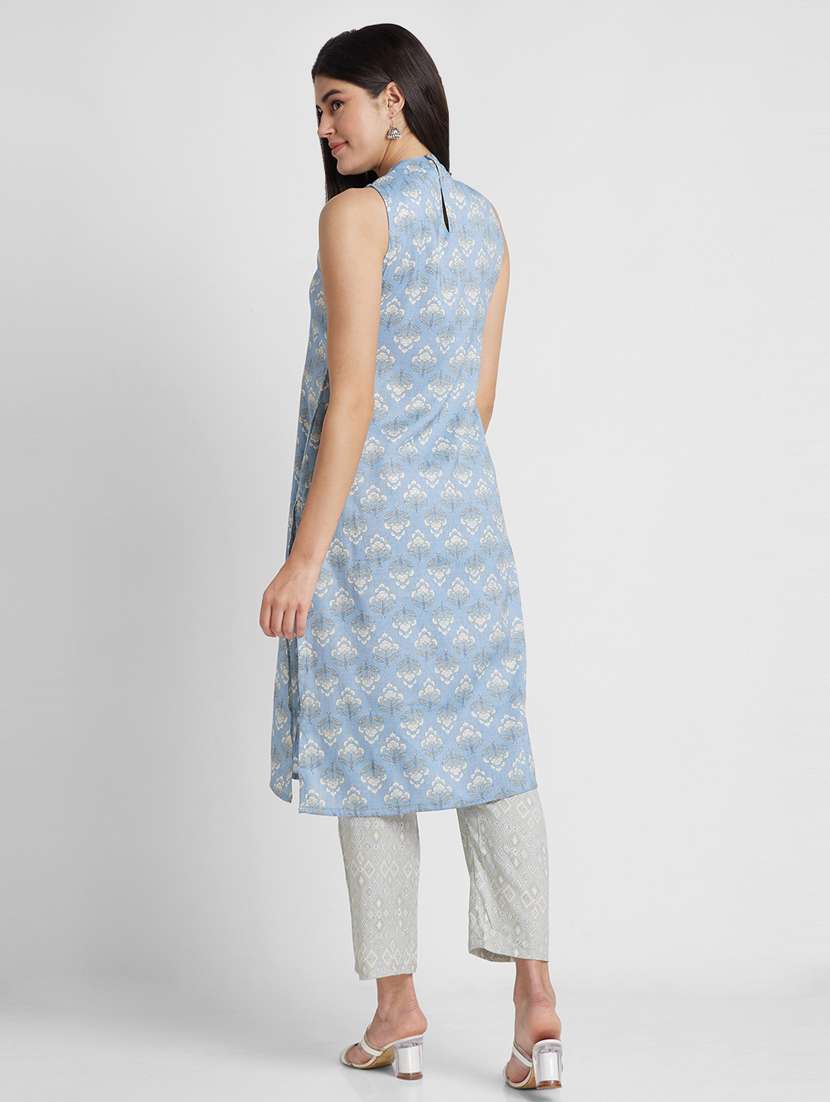 printed kurta pant set - 19780747 -  Standard Image - 2