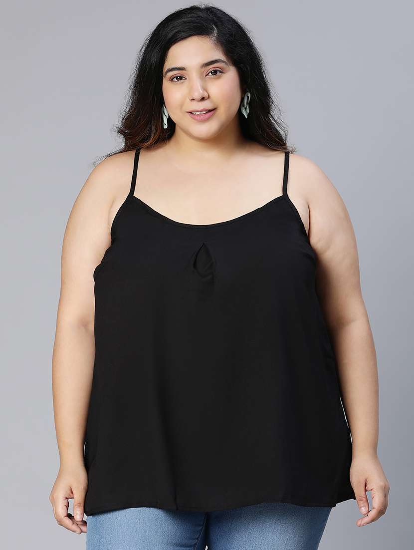 women's tank top shoulder strap top