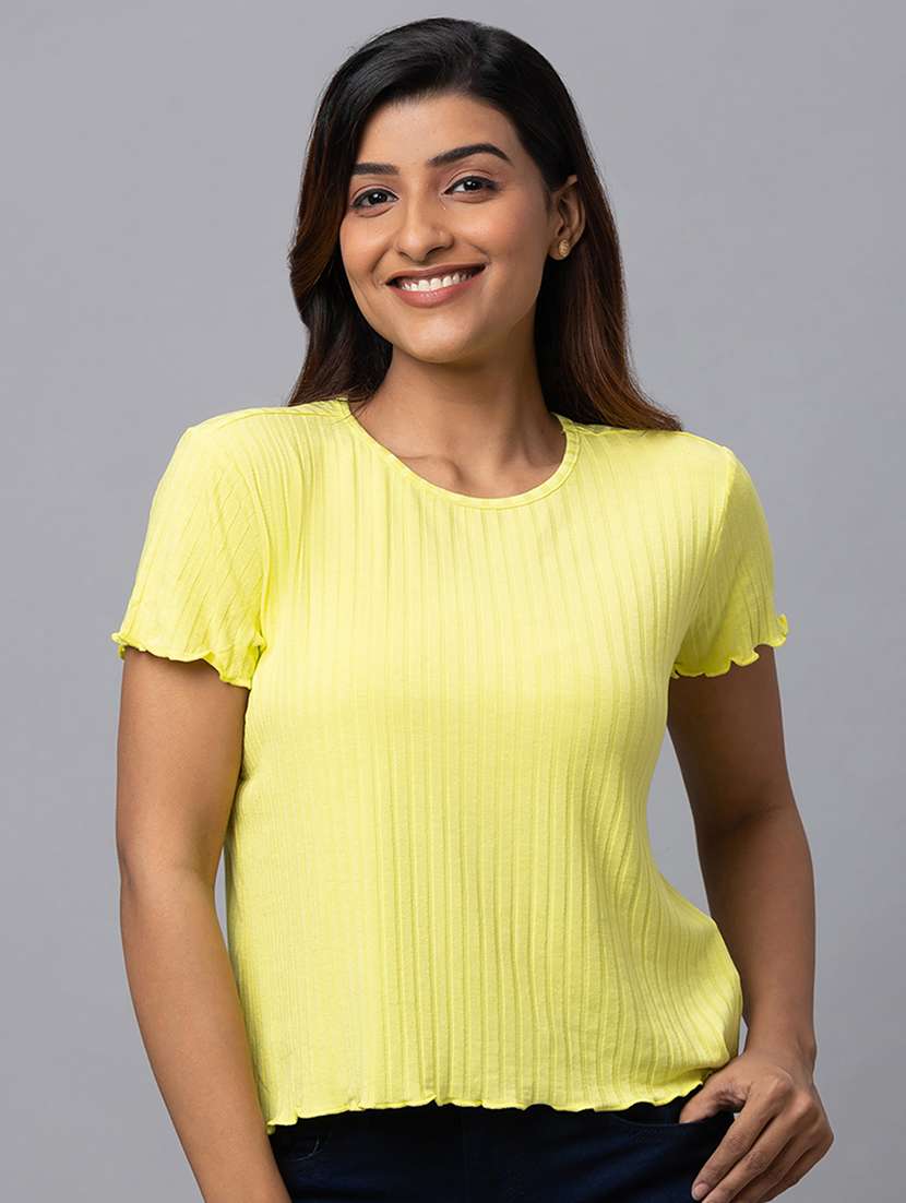 women's plain round neck t-shirt
