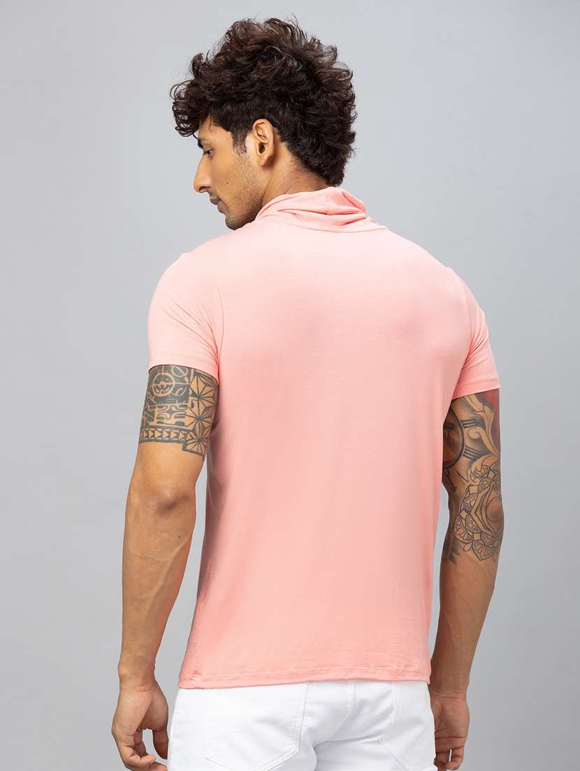 pink chest print regular t-shirt - 19781389 -  Standard Image - 2
