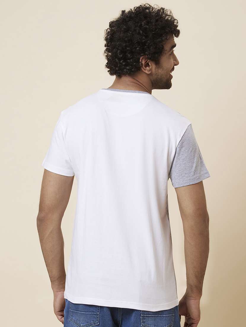 round neck printed t-shirt - 19781438 - Standard Image - 2