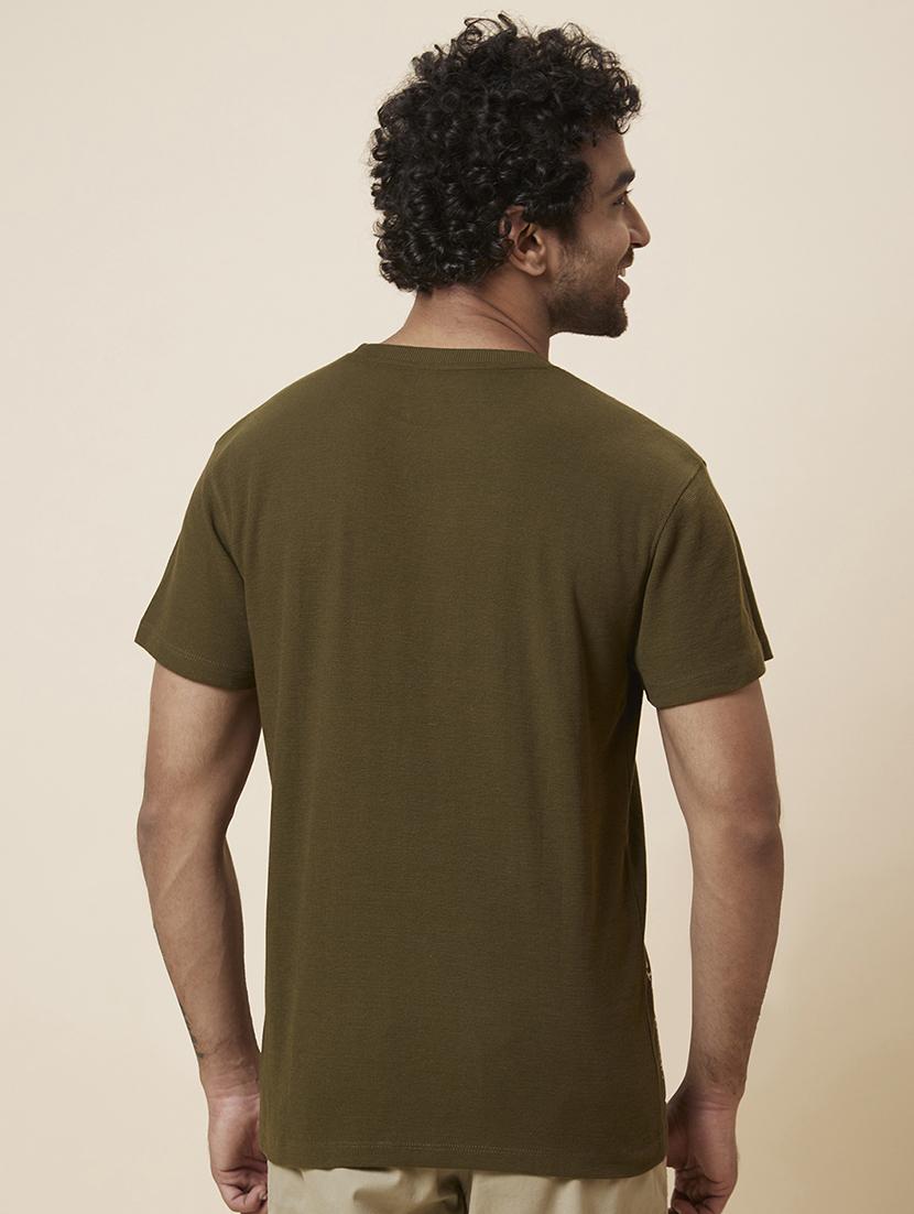 crew neck solid regular t-shirt - 19781441 - Standard Image - 2