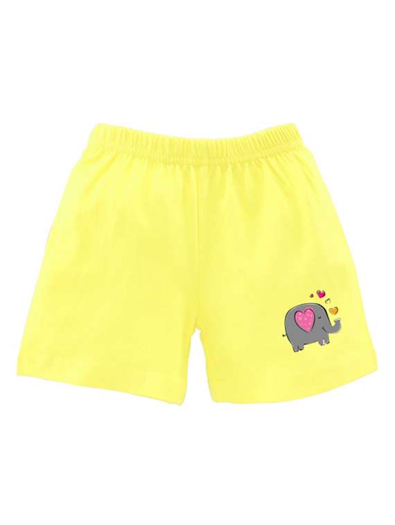 printed cotton shorts