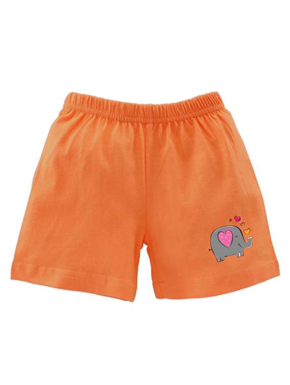 printed cotton shorts