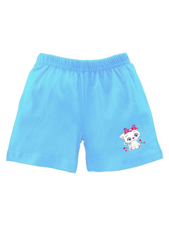 printed cotton shorts