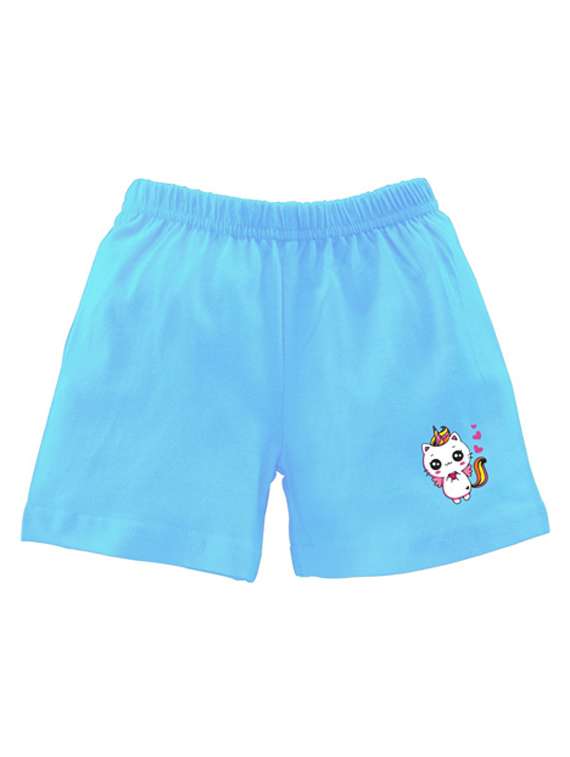 printed cotton shorts