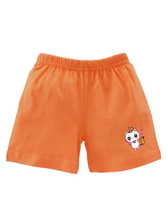 printed cotton shorts