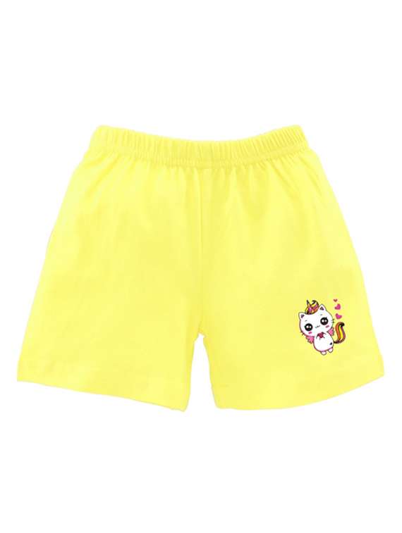 printed cotton shorts