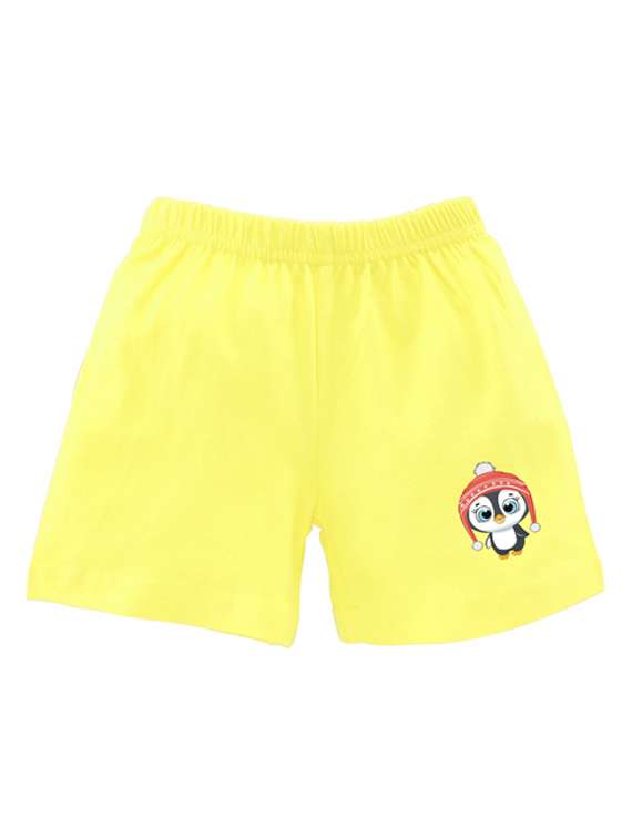 printed cotton shorts