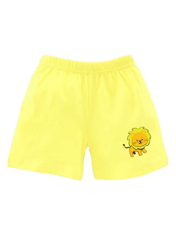 printed cotton shorts