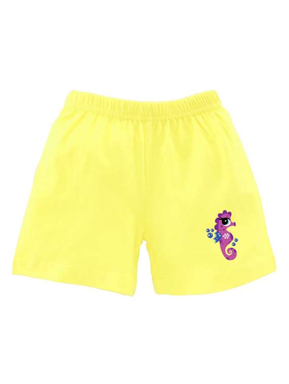 printed cotton shorts