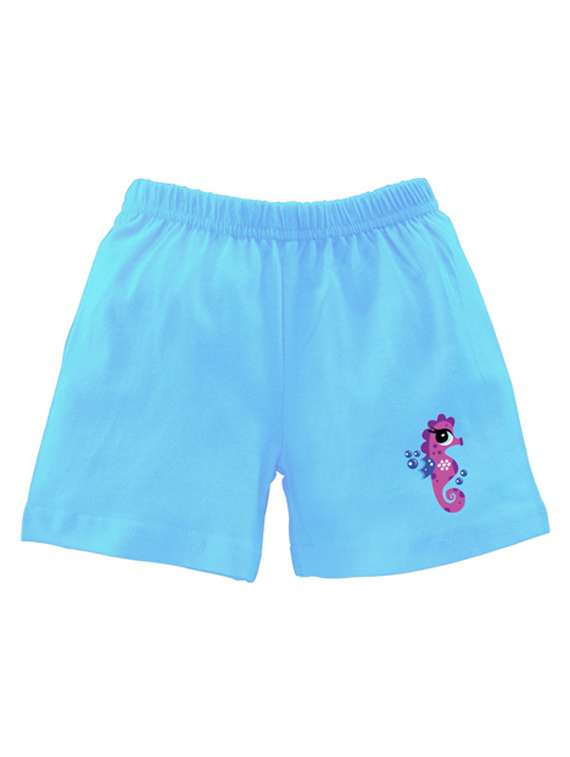 printed cotton shorts