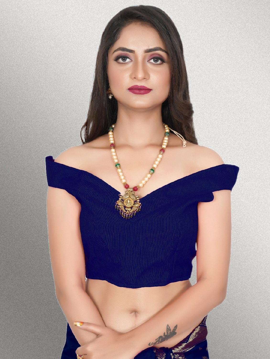 self design zari work saree with blouse - 19783501 - Standard Image - 2