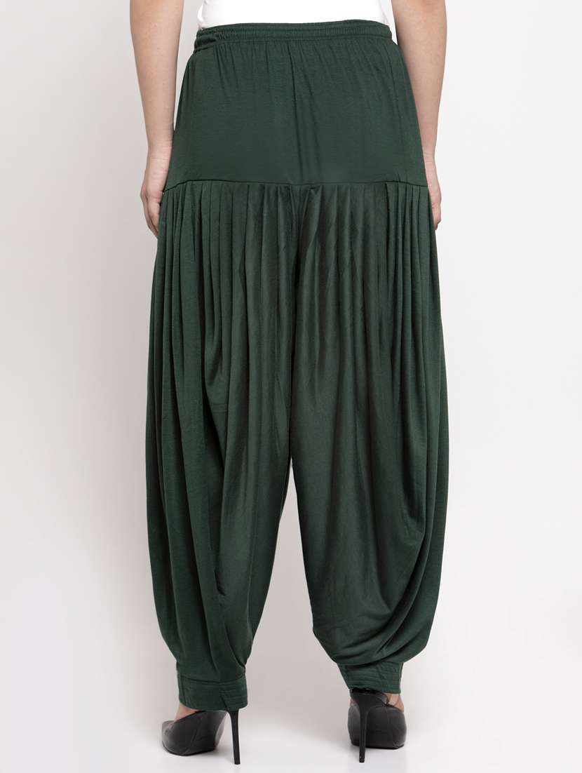 green viscose patiyala salwars - 19783668 -  Standard Image - 2