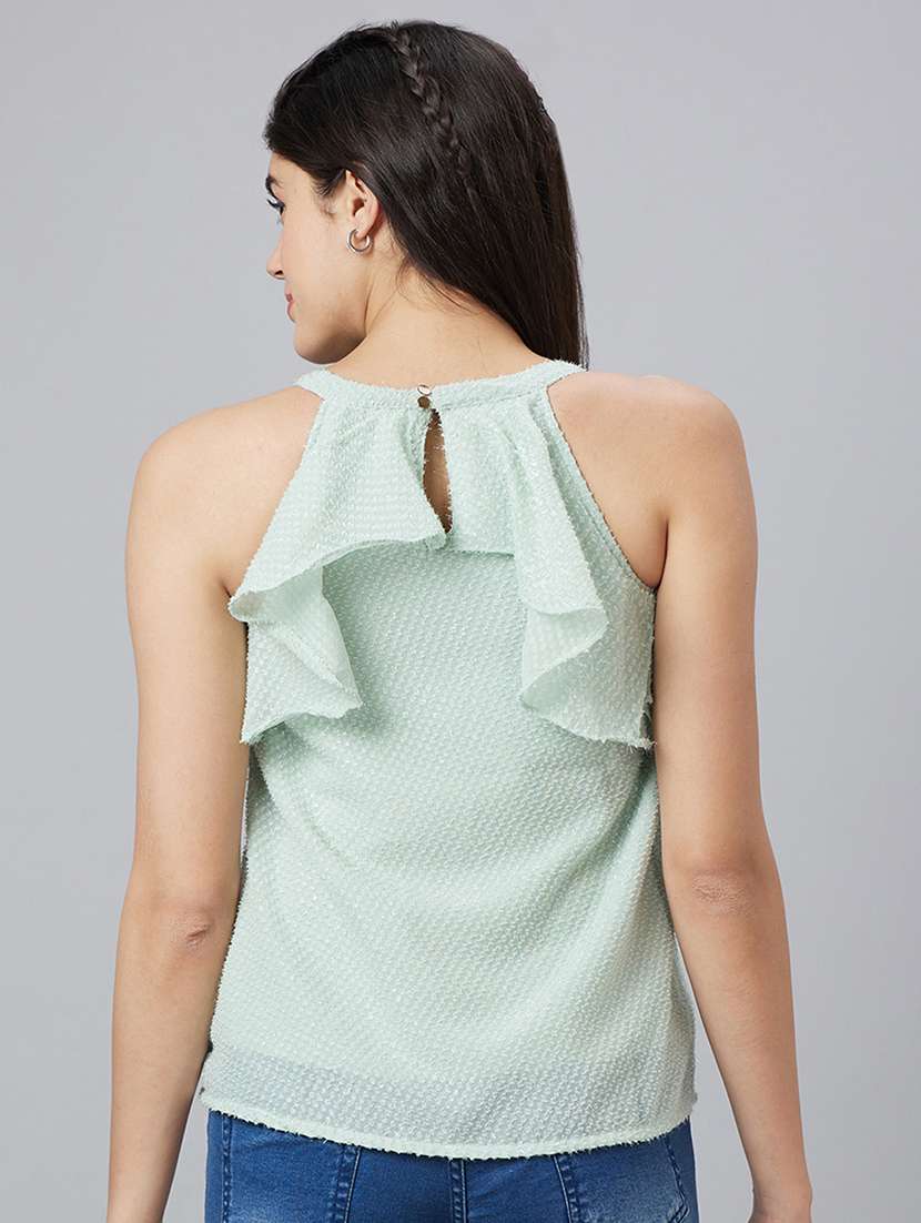 women green polyester regular top - 19783725 -  Standard Image - 2