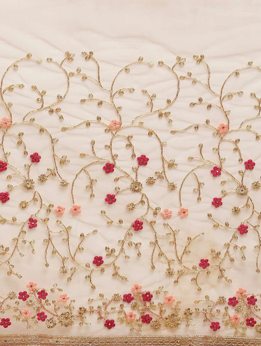 self designed embroidered saree with blouse - 19783965 -  Standard Image - 2