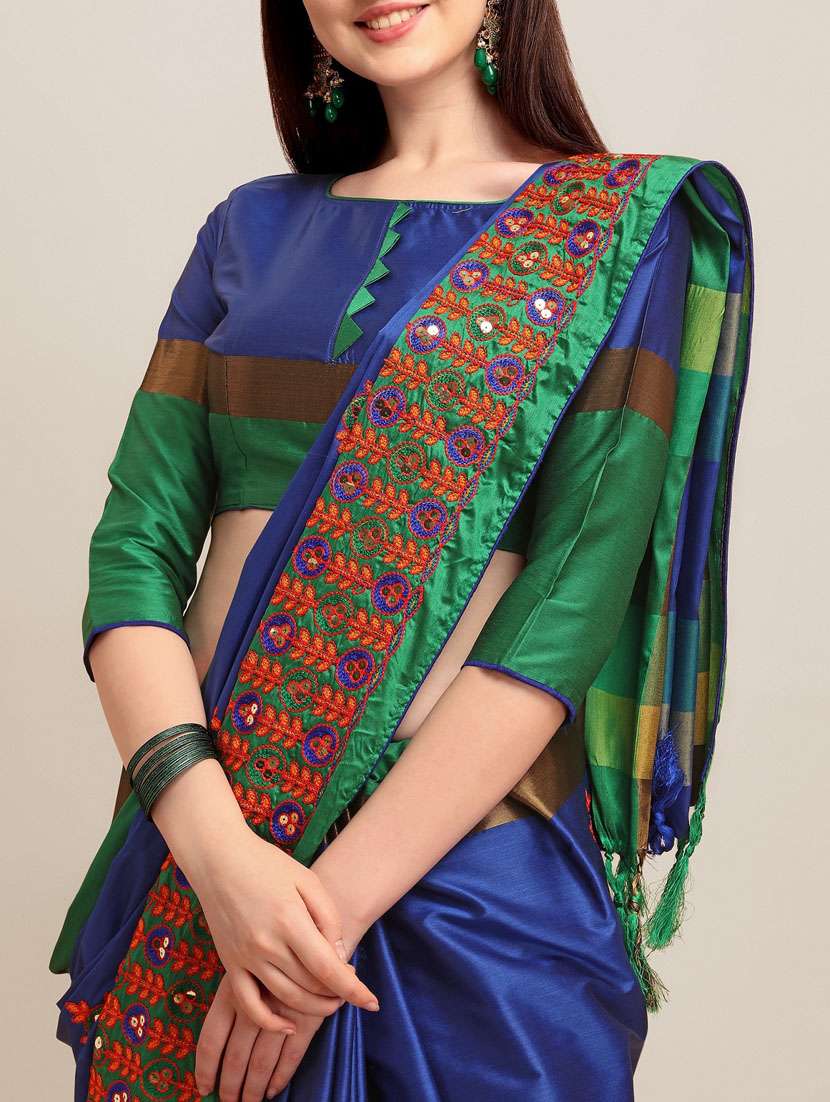 women's embroidered saree - 19784467 -  Standard Image - 2
