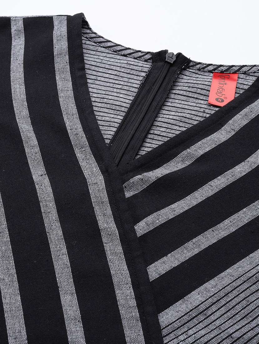 black cotton full leg  jumpsuit - 19784843 -  Standard Image - 7