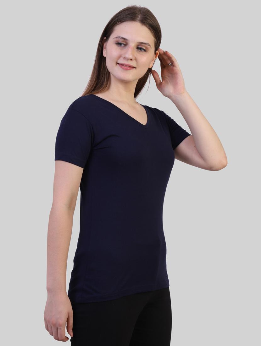 blue cotton regular tshirt - 19785789 - Standard Image - 2