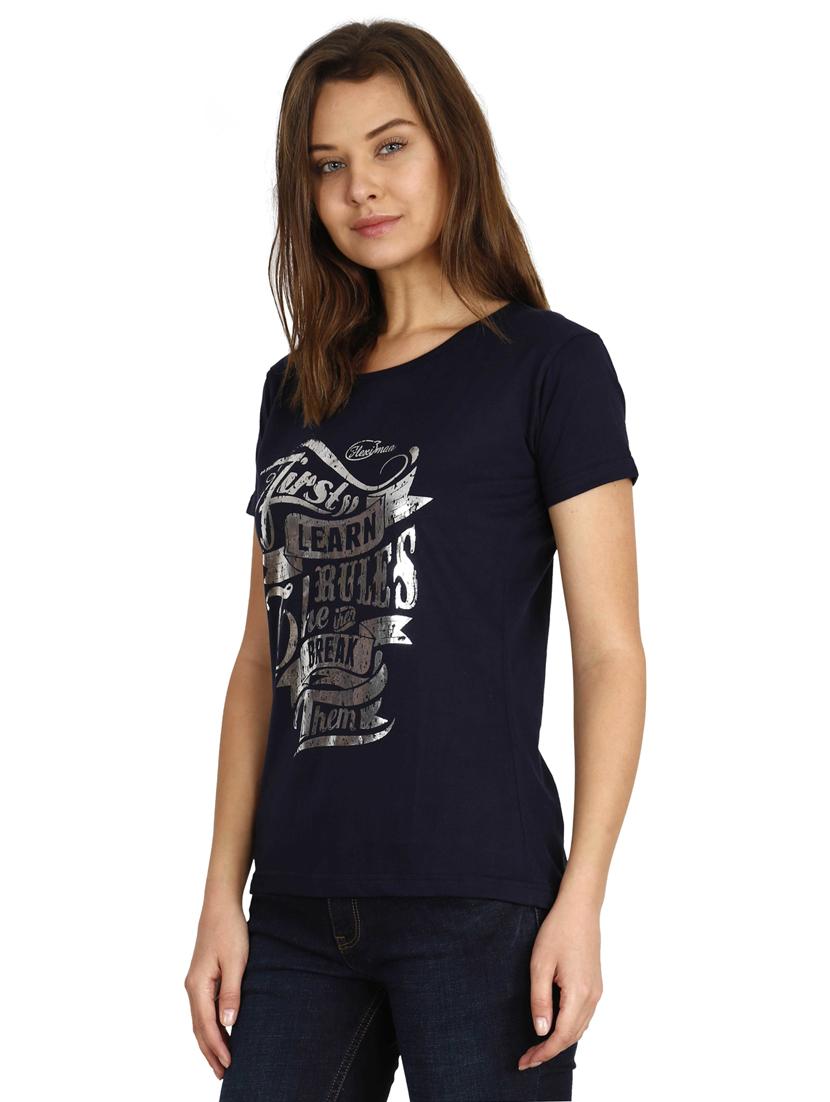 black cotton blend regular tshirt - 19785931 - Standard Image - 2
