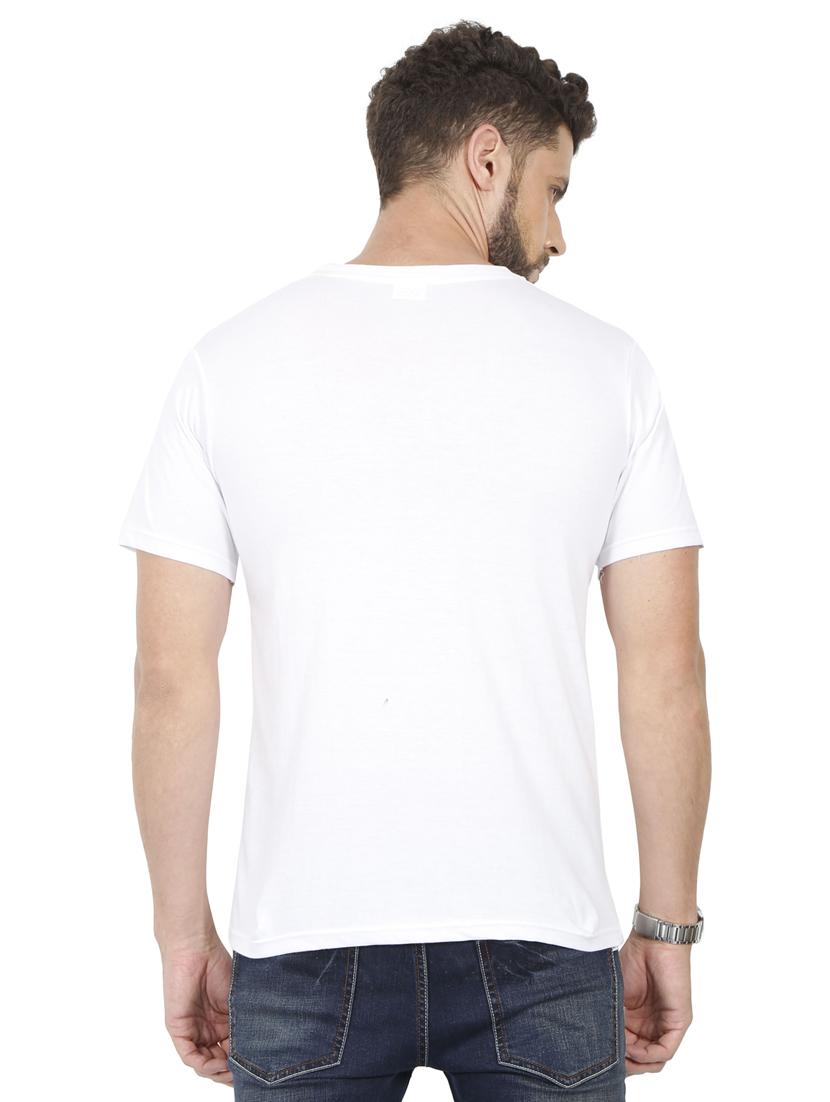 round neck printed regular t-shirt - 19786090 - Standard Image - 2
