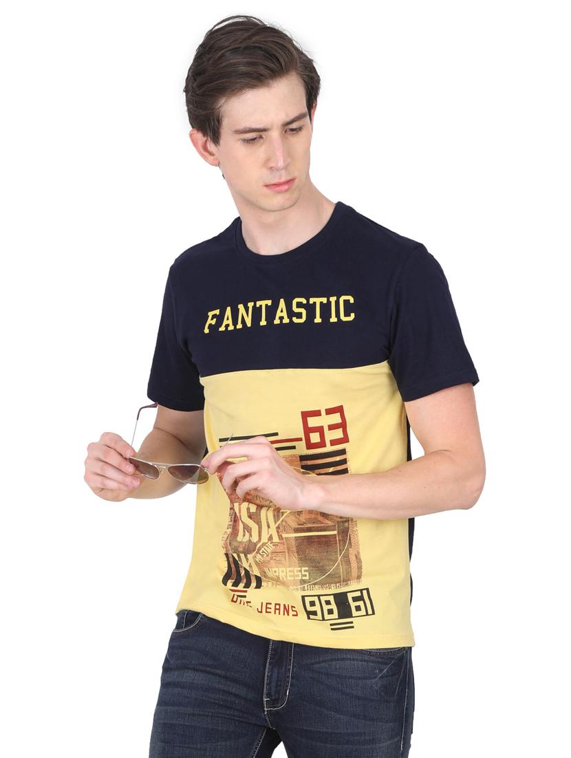 crew neck printed t-shirt - 19786211 - Standard Image - 2