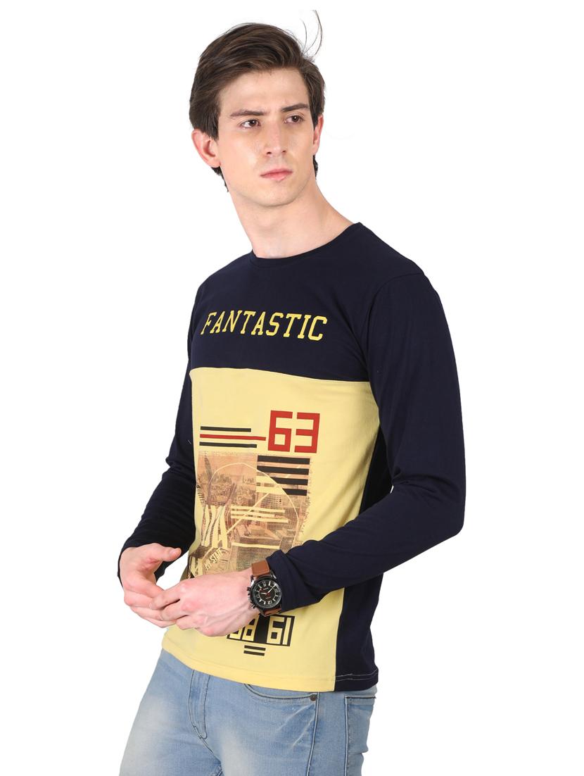 round neck printed t-shirt - 19786260 - Standard Image - 2