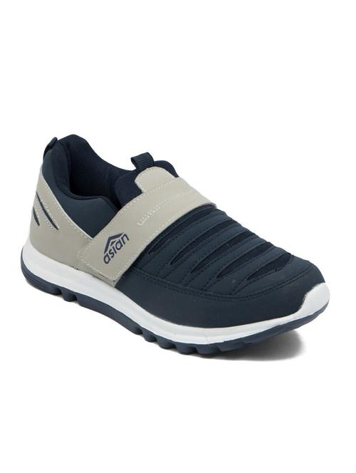 navy blue slip on sports shoes - 19790153 -  Standard Image - 0