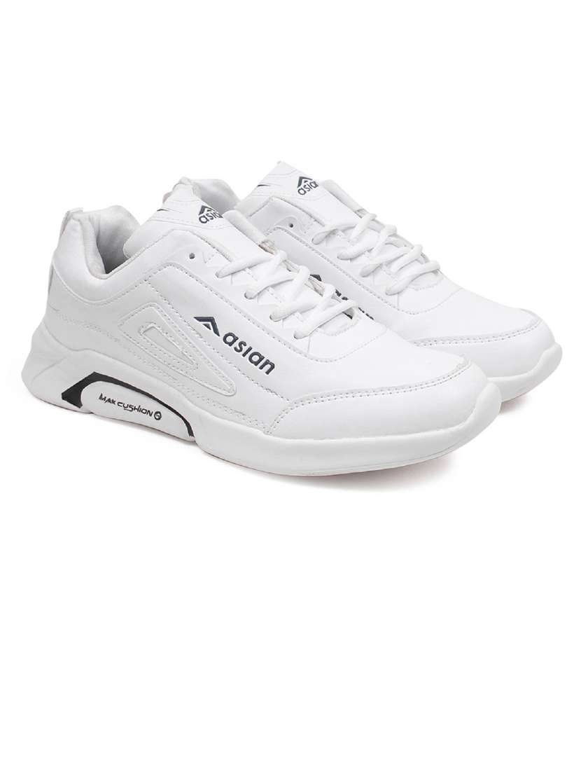 men solid lace up sports shoes - 19790242 -  Standard Image - 2
